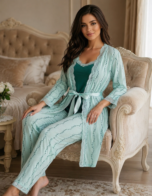 FEMM green robe set
