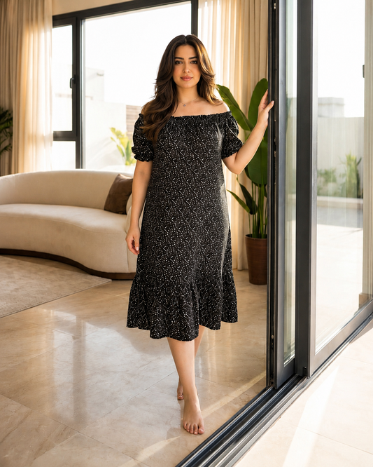 FEMM black dress فستان اسود